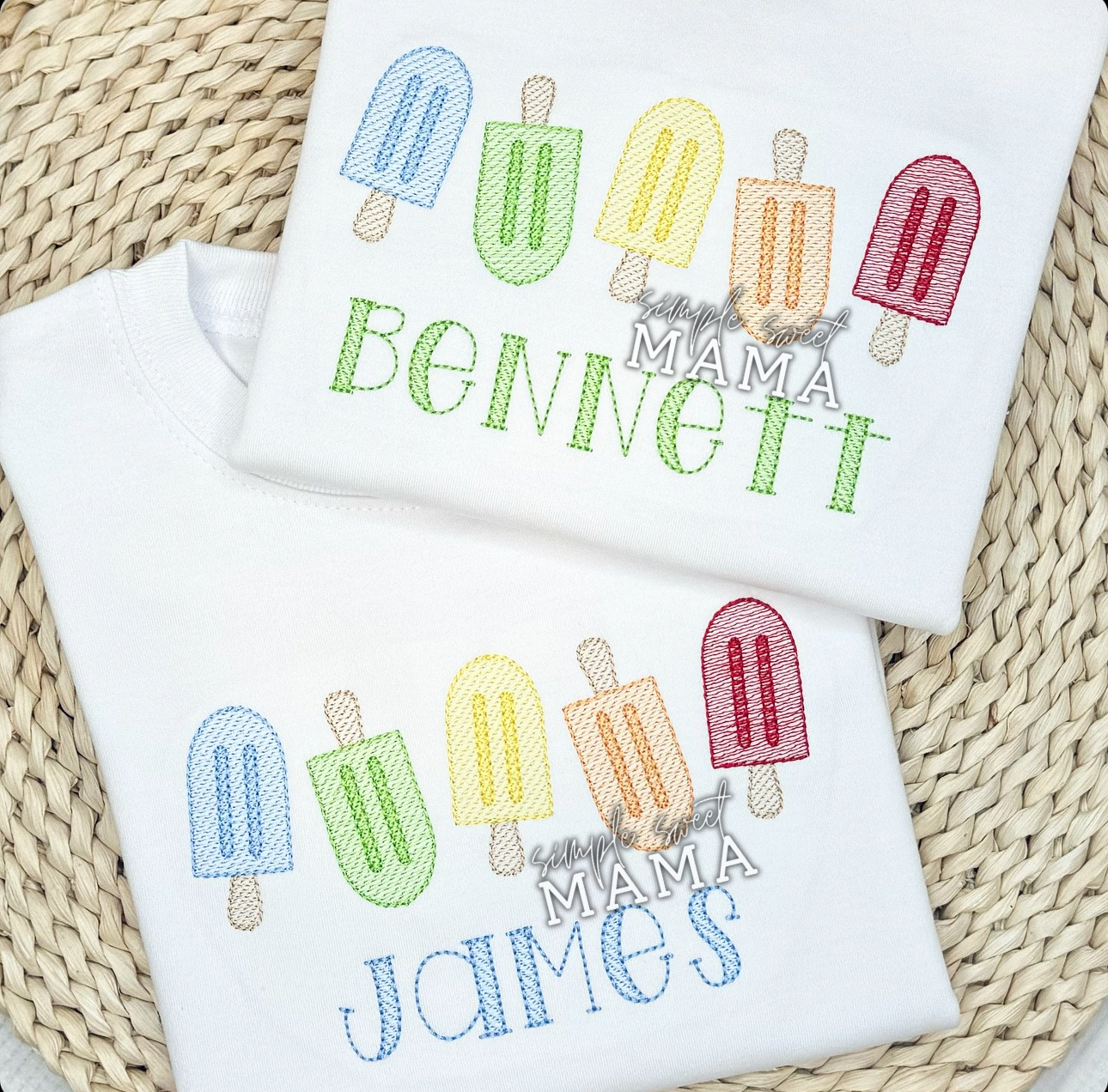 Boy Rainbow Popsicles