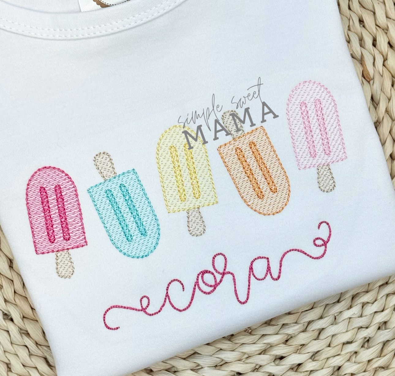 Girl Rainbow Popsicles