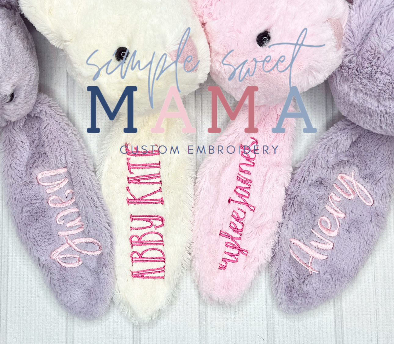 MONOGRAMMED EASTER BUNNY