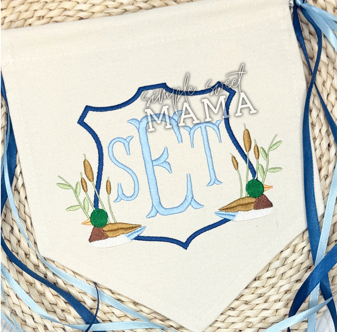Custom Embroidered Baby Hospital Nursery Banner