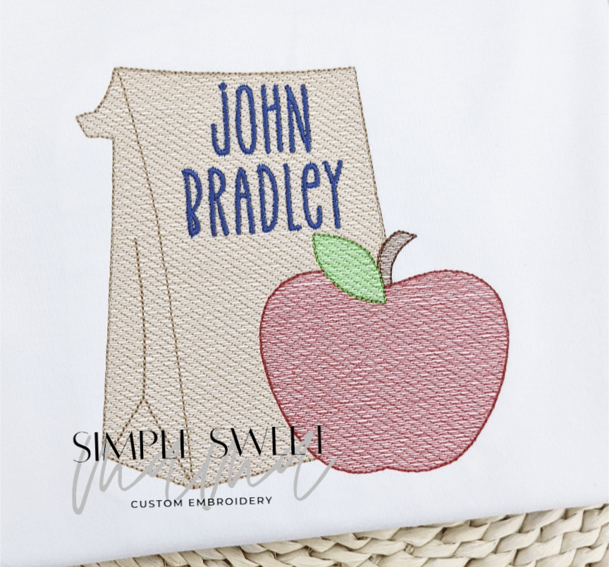 Sack Lunch with Apple