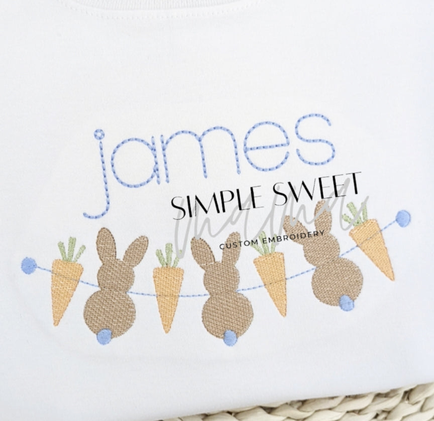 Bunny & Carrots Banner