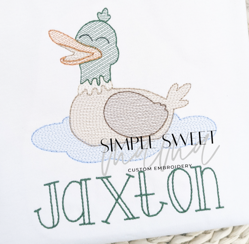 Duck In Water