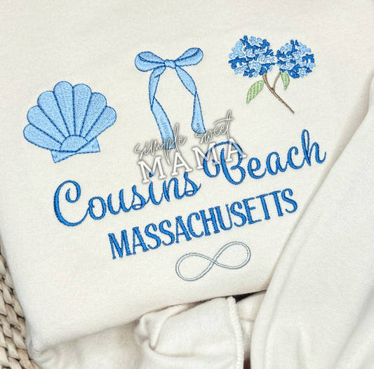 Cousins Beach Inspired Tee or Crewneck