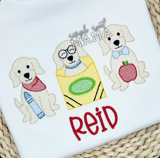 School Puppy Trio