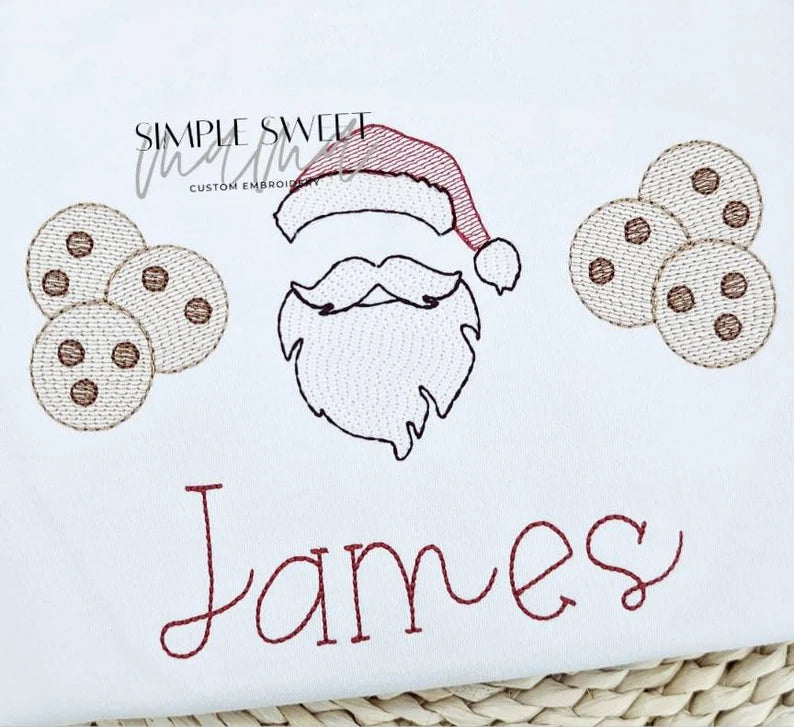 Santa with Cookies