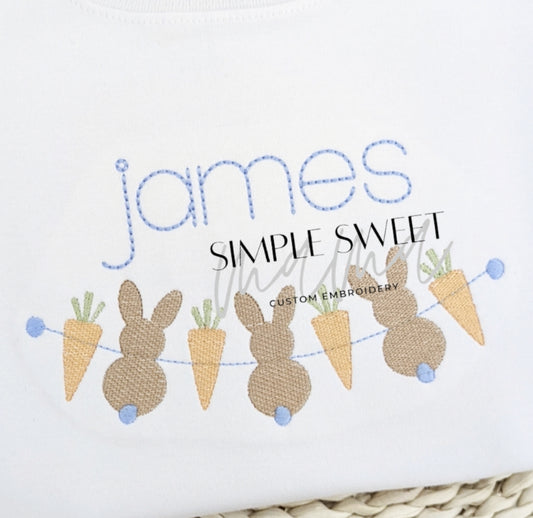 Bunny & Carrots Banner