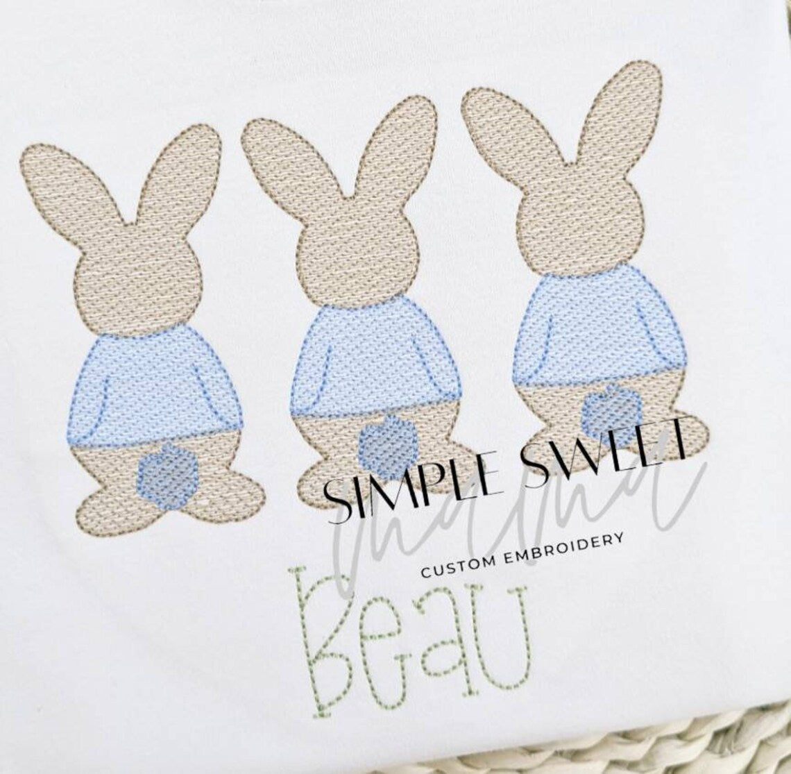 Peter Rabbit Trio - Blue Cottontails